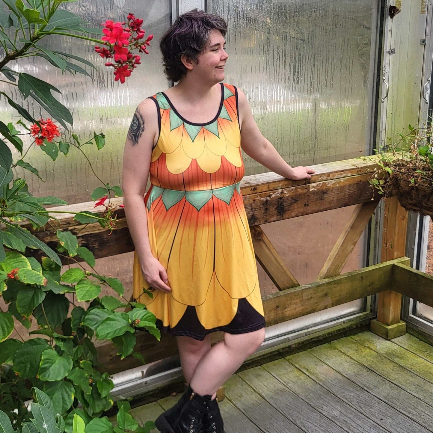 Sunflower Dress front