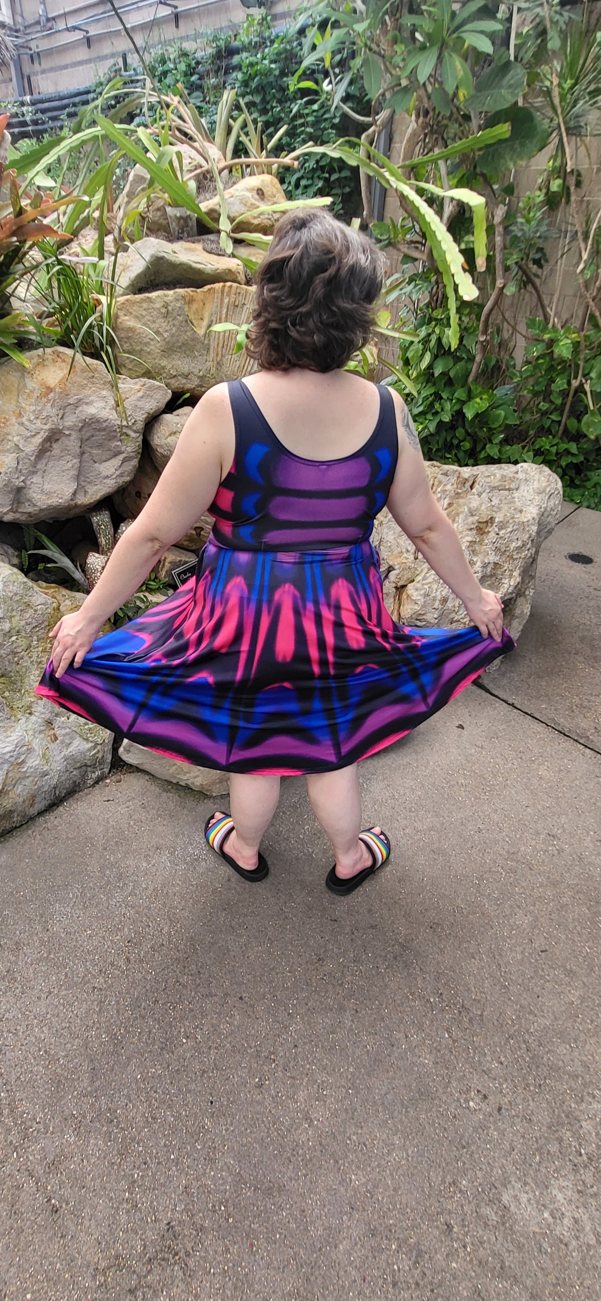 Bisexual Pride Dress- Skater dress