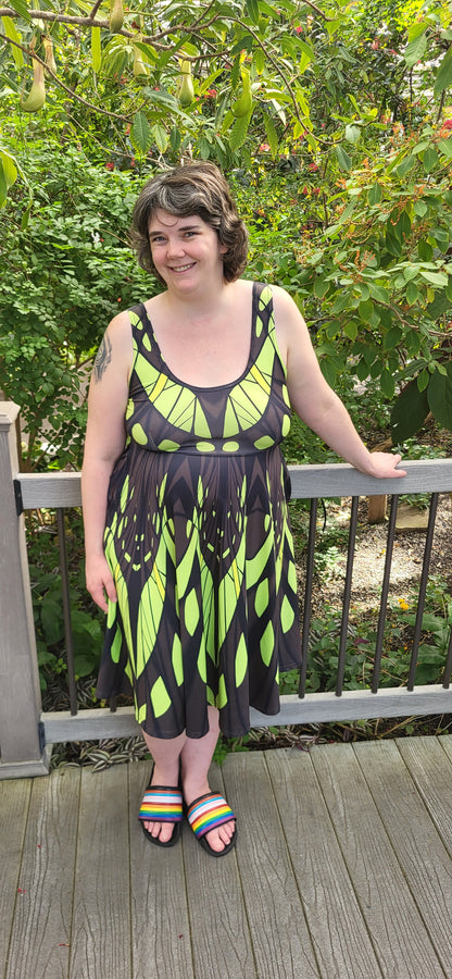 Malachite Butterfly Dress