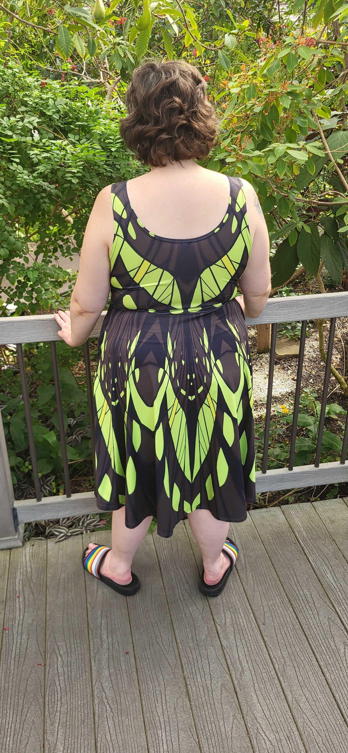 Malachite Butterfly Dress