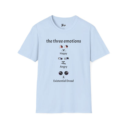 The Three Emotions Cat Tee Shirt
