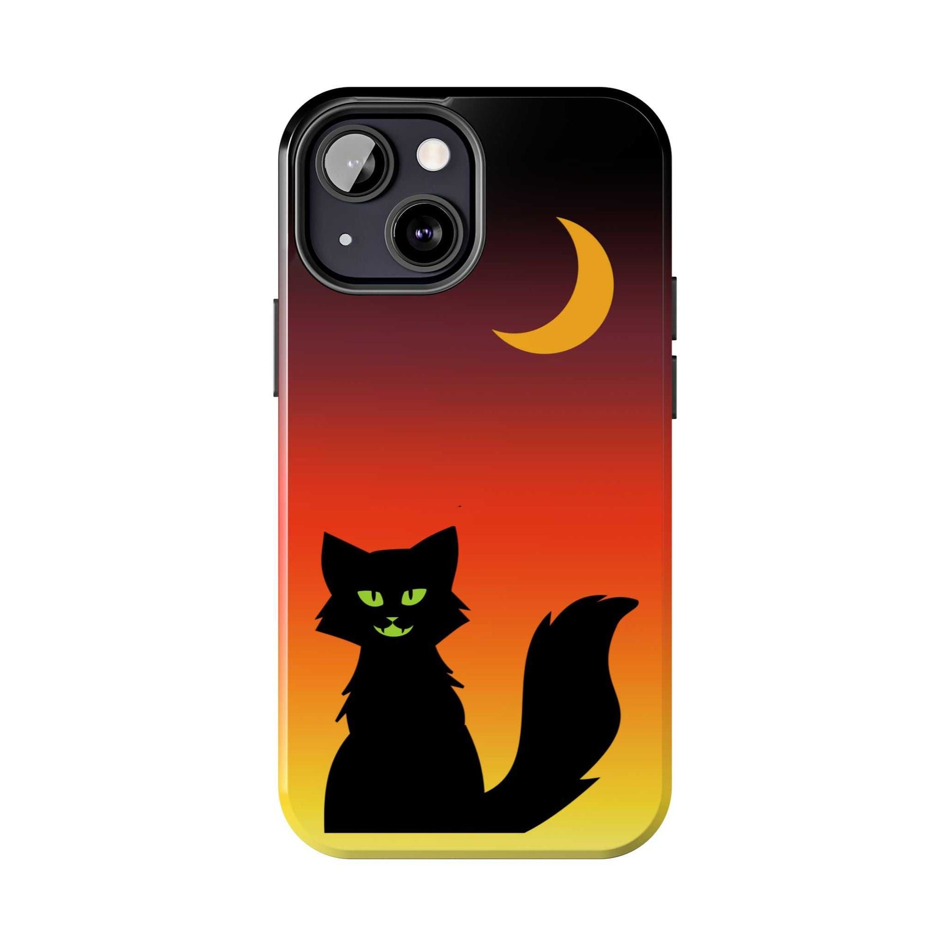 Cat phone case- The Dark Silhoutte