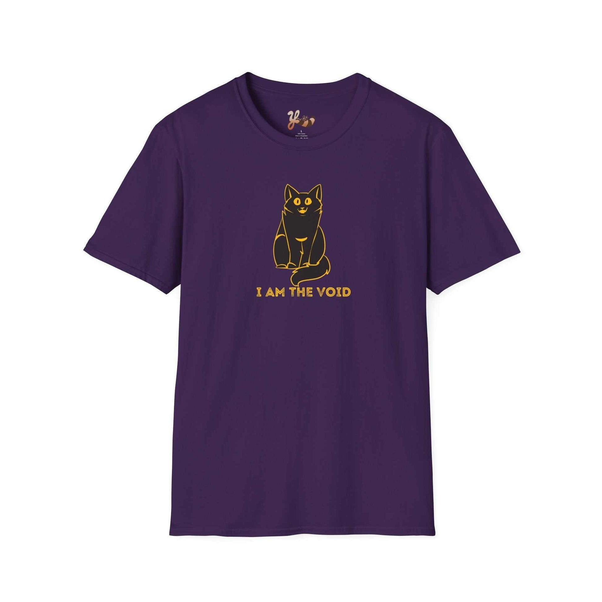 Void cat purple shirt