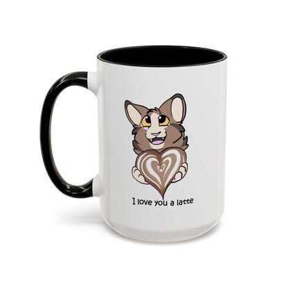 I Love You a Latte - Cute Cat Coffee Mug