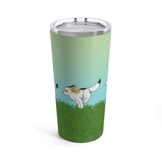 Run cycle kitty Tumbler (20oz)