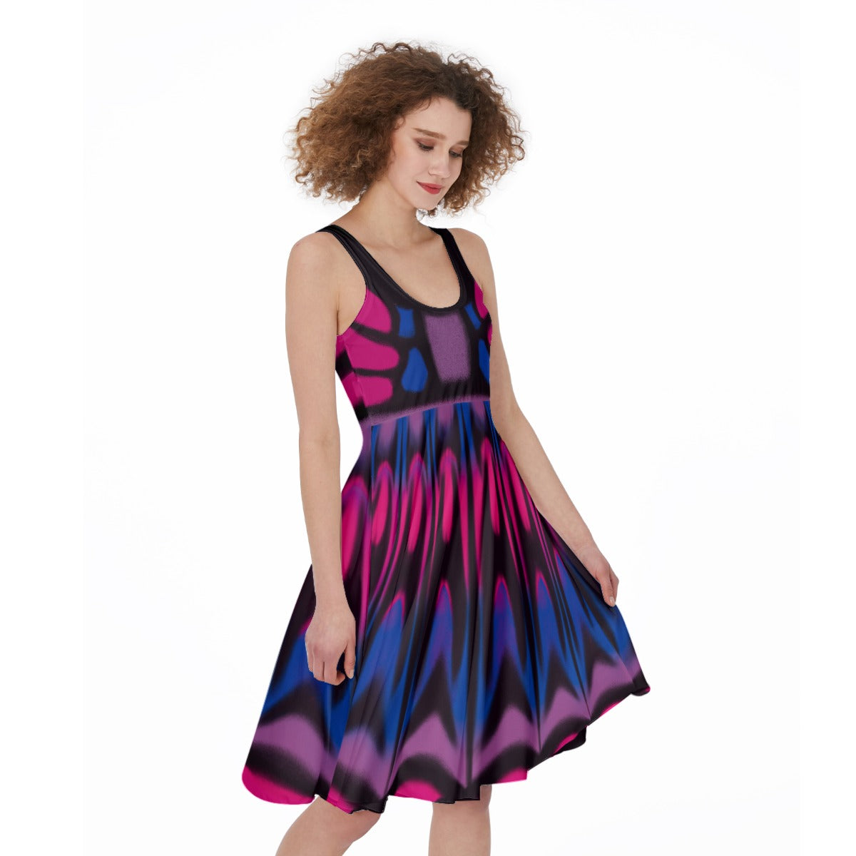 Bisexual Pride Dress- Skater dress