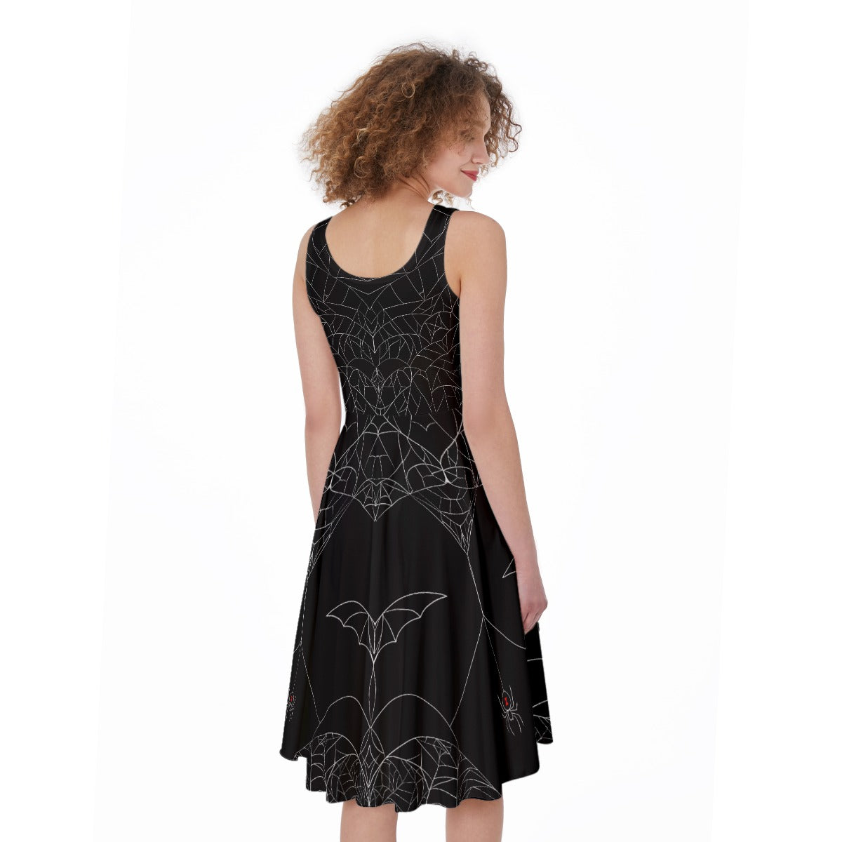 Black Widow Dress- Skater dress