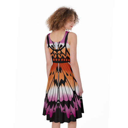 Lesbian Pride Sleeveless Skater Dress