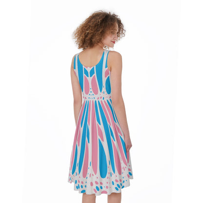 Transgender pride dress- skater dress