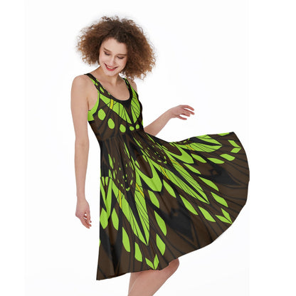 malachite butterfly dress