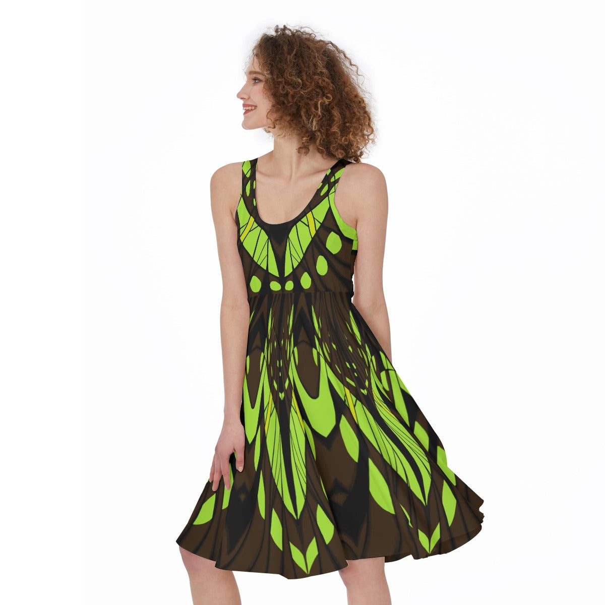 malachite butterfly dress