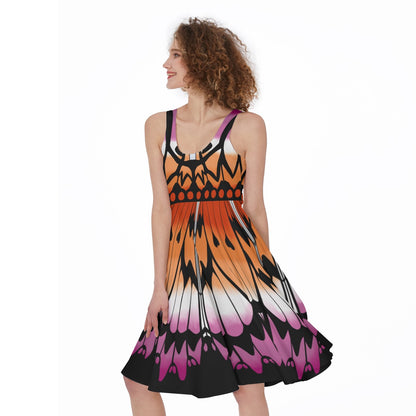 Lesbian Pride Sleeveless Skater Dress