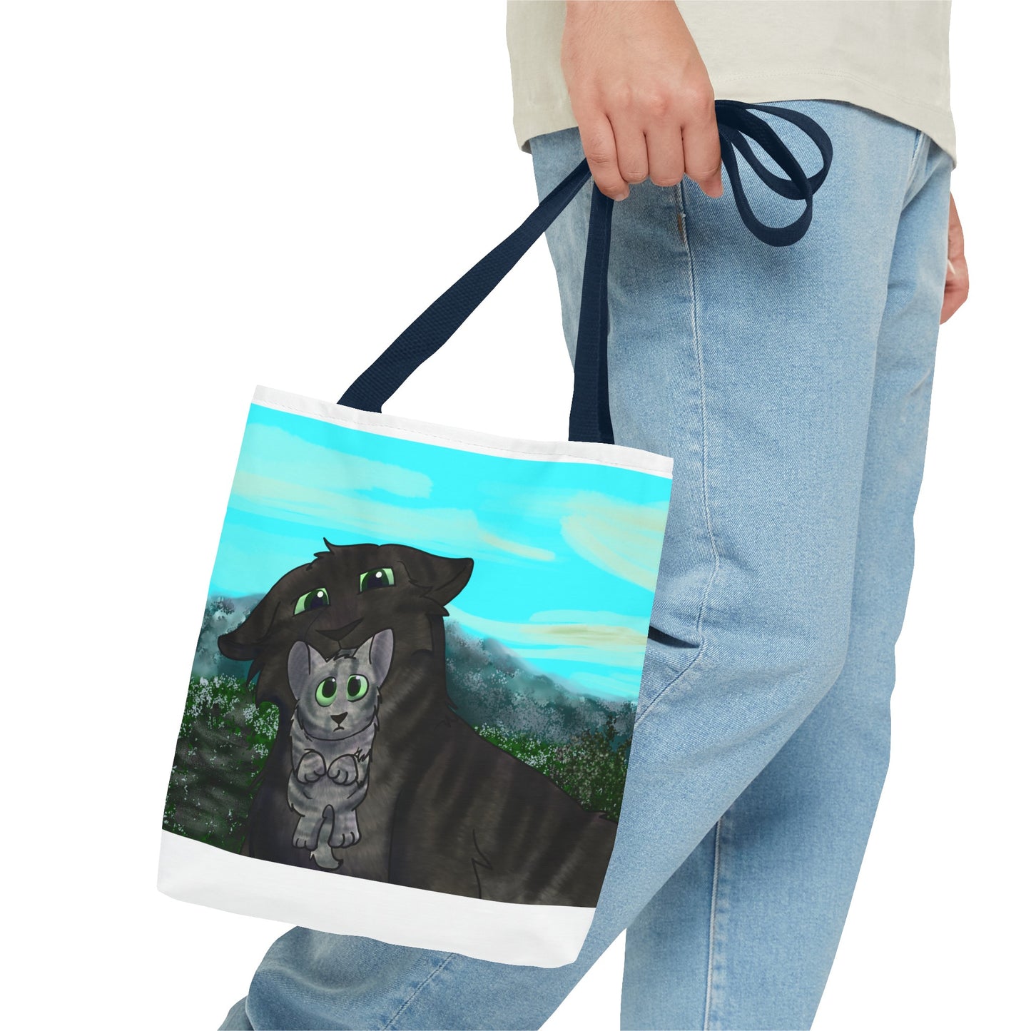 Momma cat Tote bag