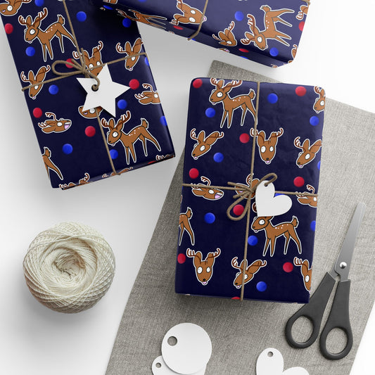 Derpy Reindeer Wrapping paper