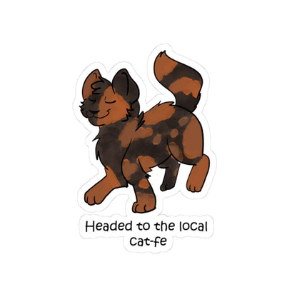 Cat Cafe Sticker