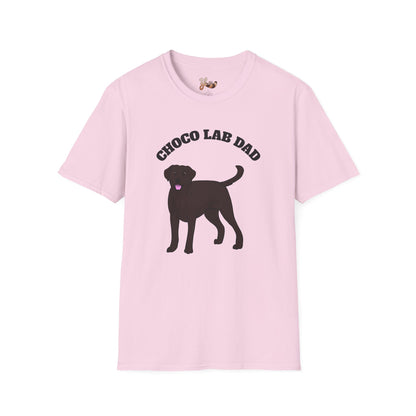 Dog Dad T-Shirt - Chocolate Lab Design