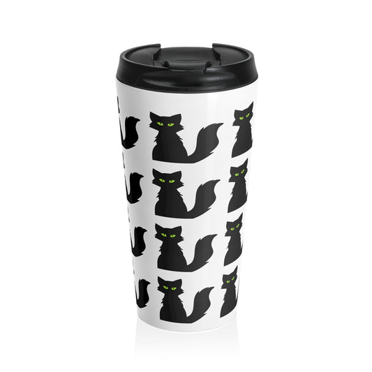 Black cat tumbler (15oz)