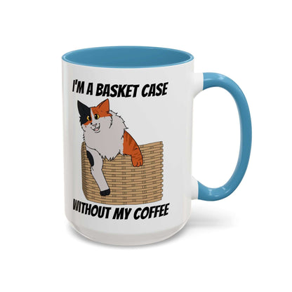 Funny Coffee Mug - Basket Case Cat