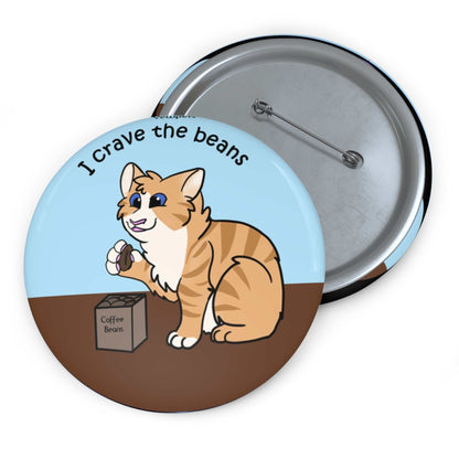 Toe Beans Cat Button