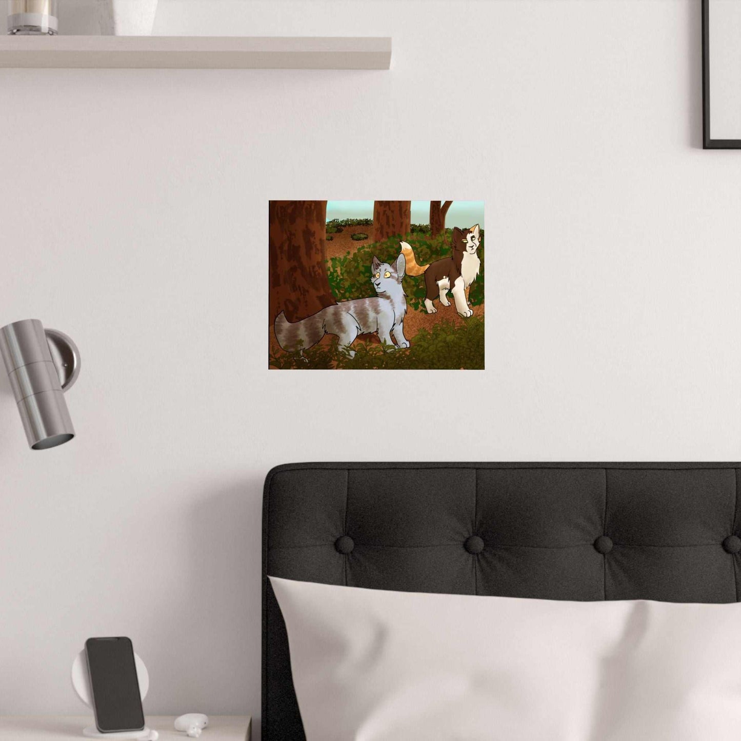 Forest Cats Poster