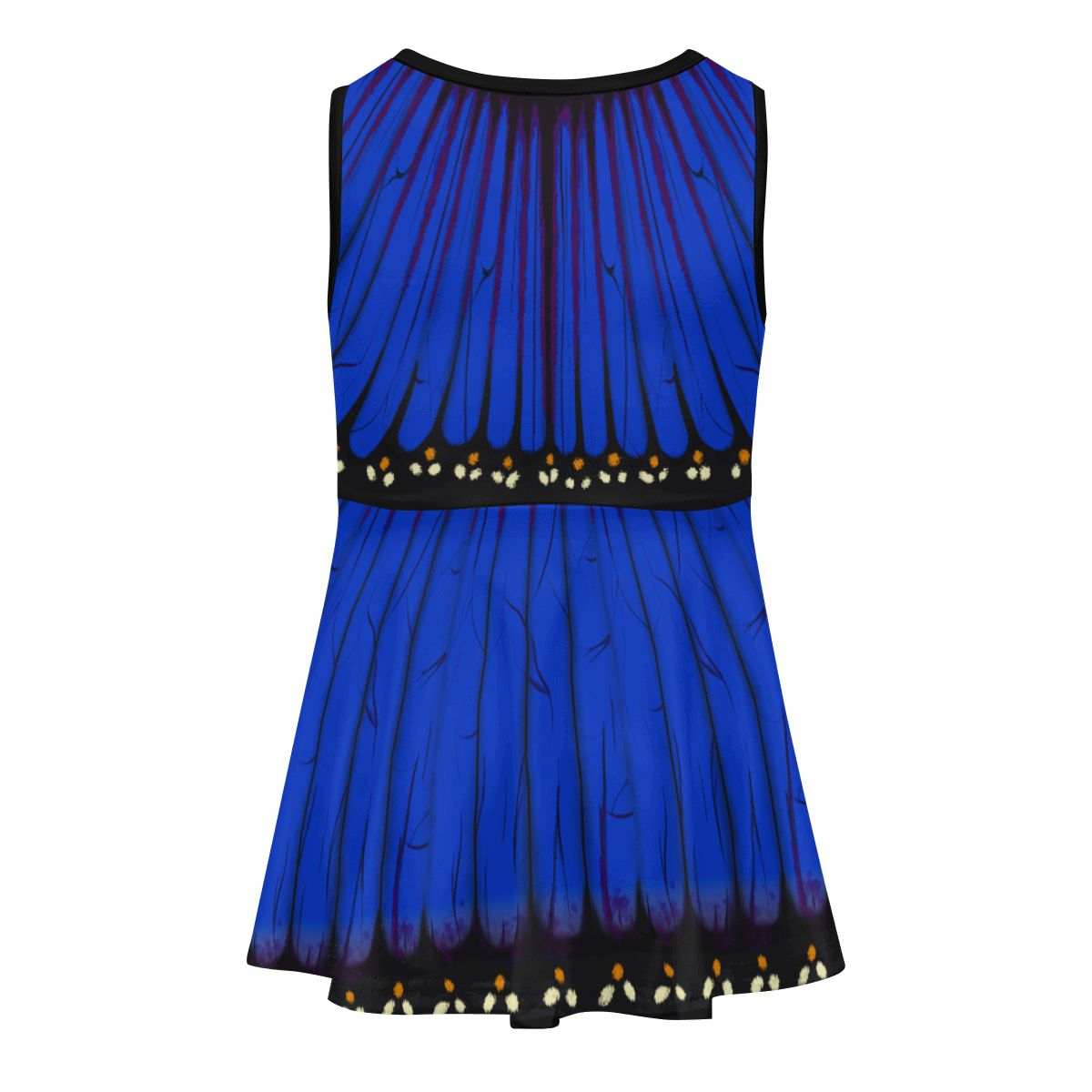 Dark Blue Morpho Butterfly Dress