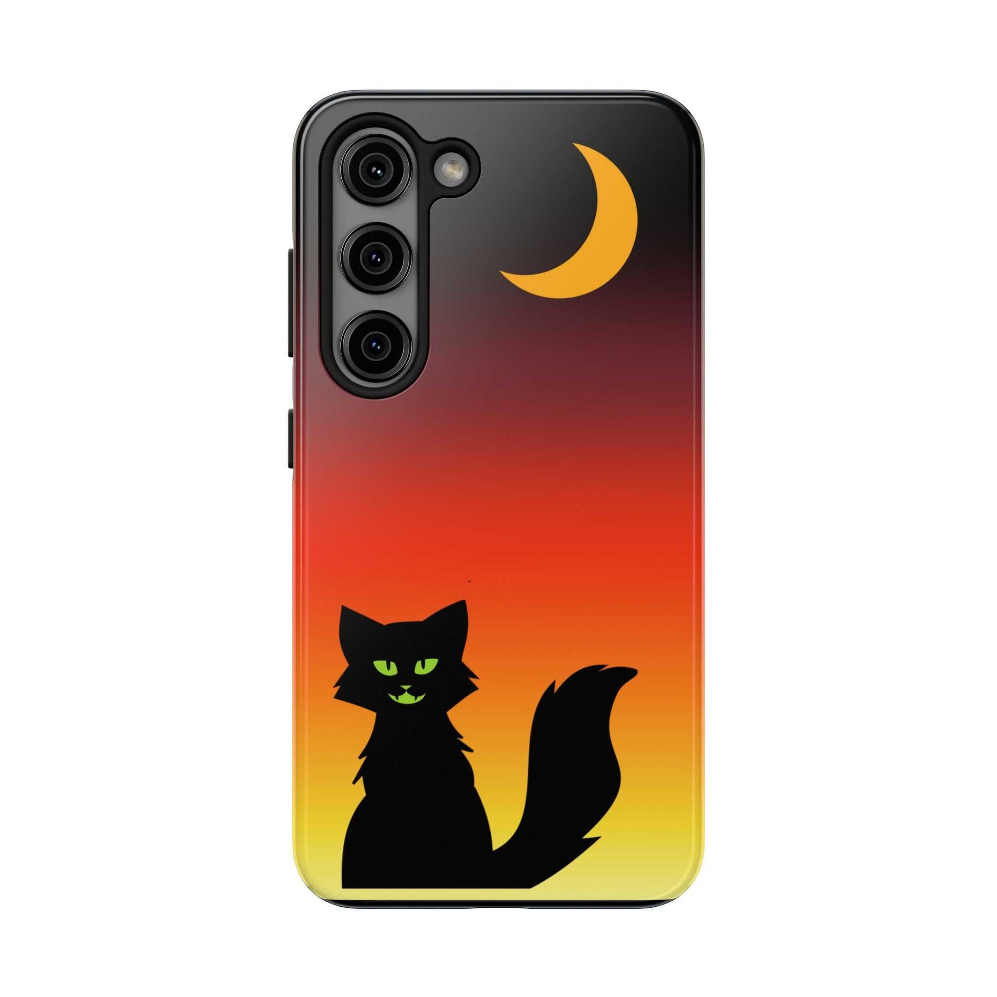 Cat phone case- The Dark Silhoutte