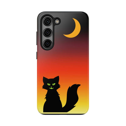 Cat phone case- The Dark Silhoutte
