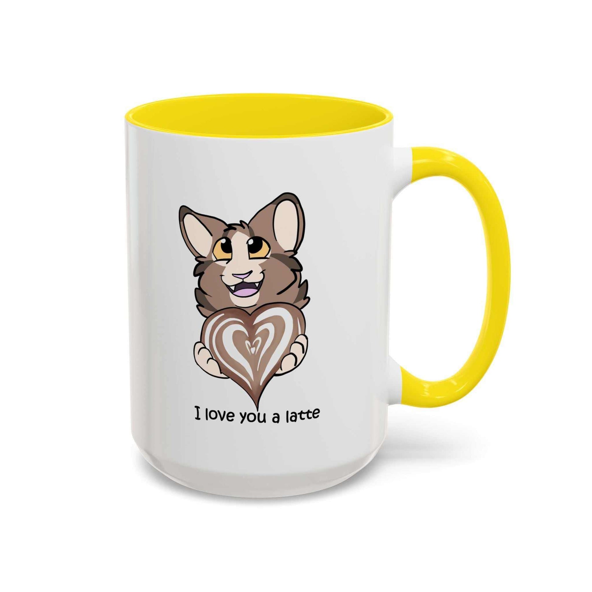 I Love You a Latte - Cute Cat Coffee Mug