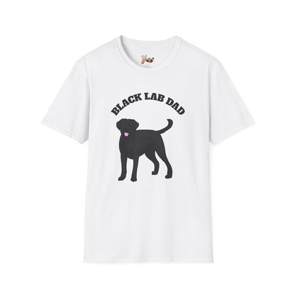 Black Lab Dog Dad T-Shirt