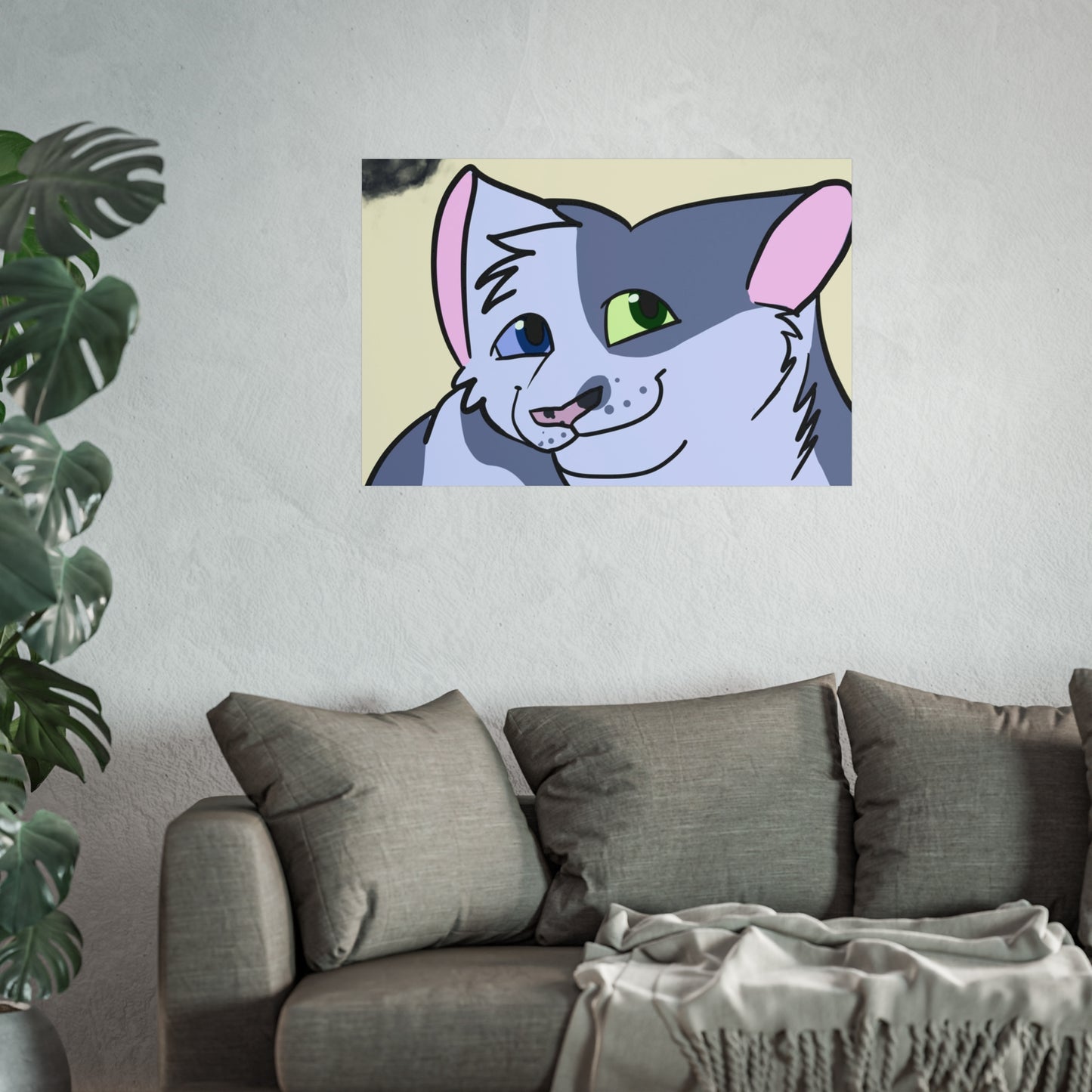Custom Pet Portrait Poster- Matte (Bust)