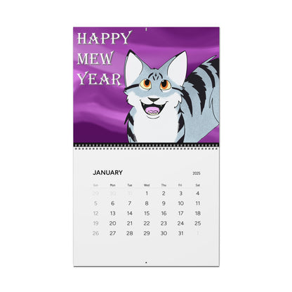 Cat Wall Calendar 2025