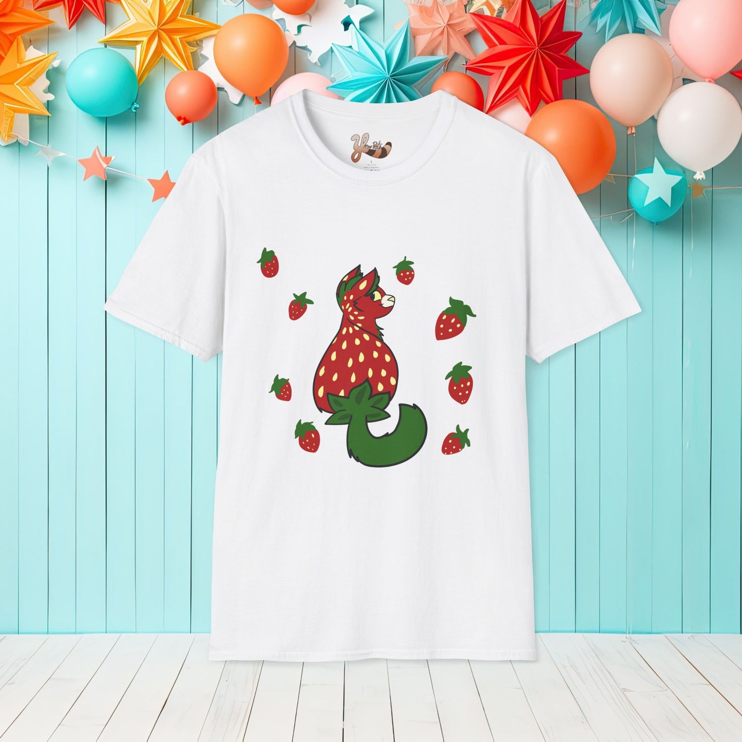 Strawberry Cat T-shirt