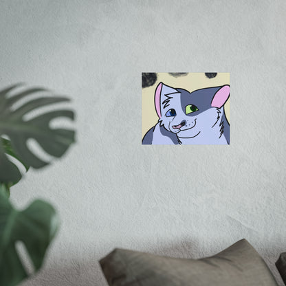 Custom Pet Portrait Poster- Matte (Bust)