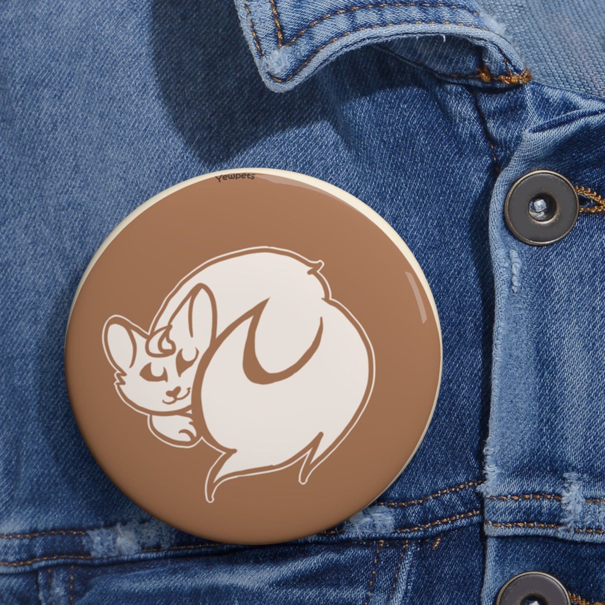 Latte art Pinback Button