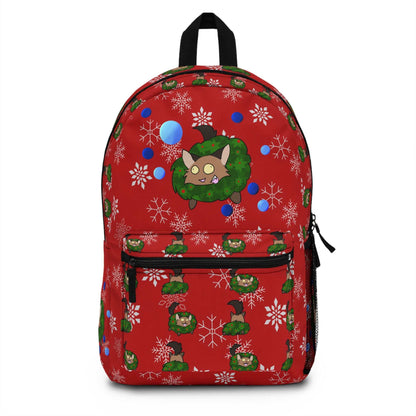 Derpy Christmas Cat Backpack