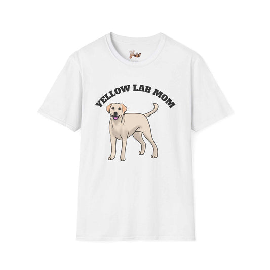 Yellow Lab Dog Mom T-Shirt
