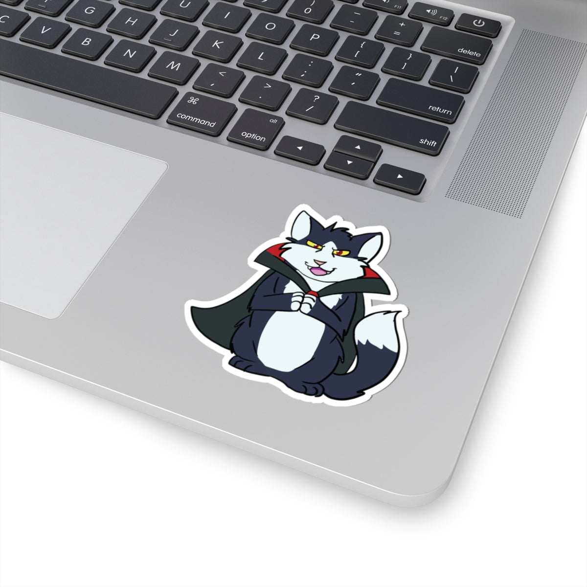 Cat Stickers - Tuxedo Cat with Cloak Design