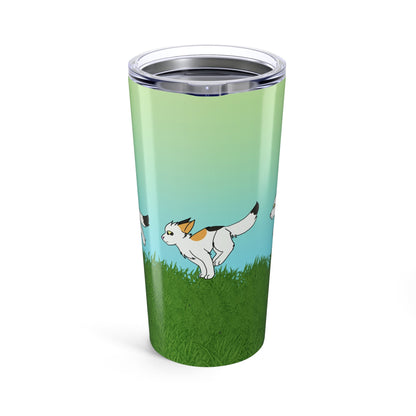 run cycle kitty tumbler
