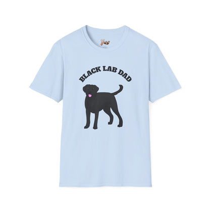 Black Lab Dog Dad T-Shirt
