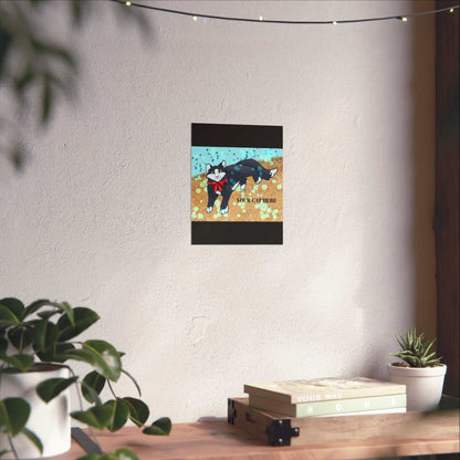 Custom Pet Portrait Poster- Matte