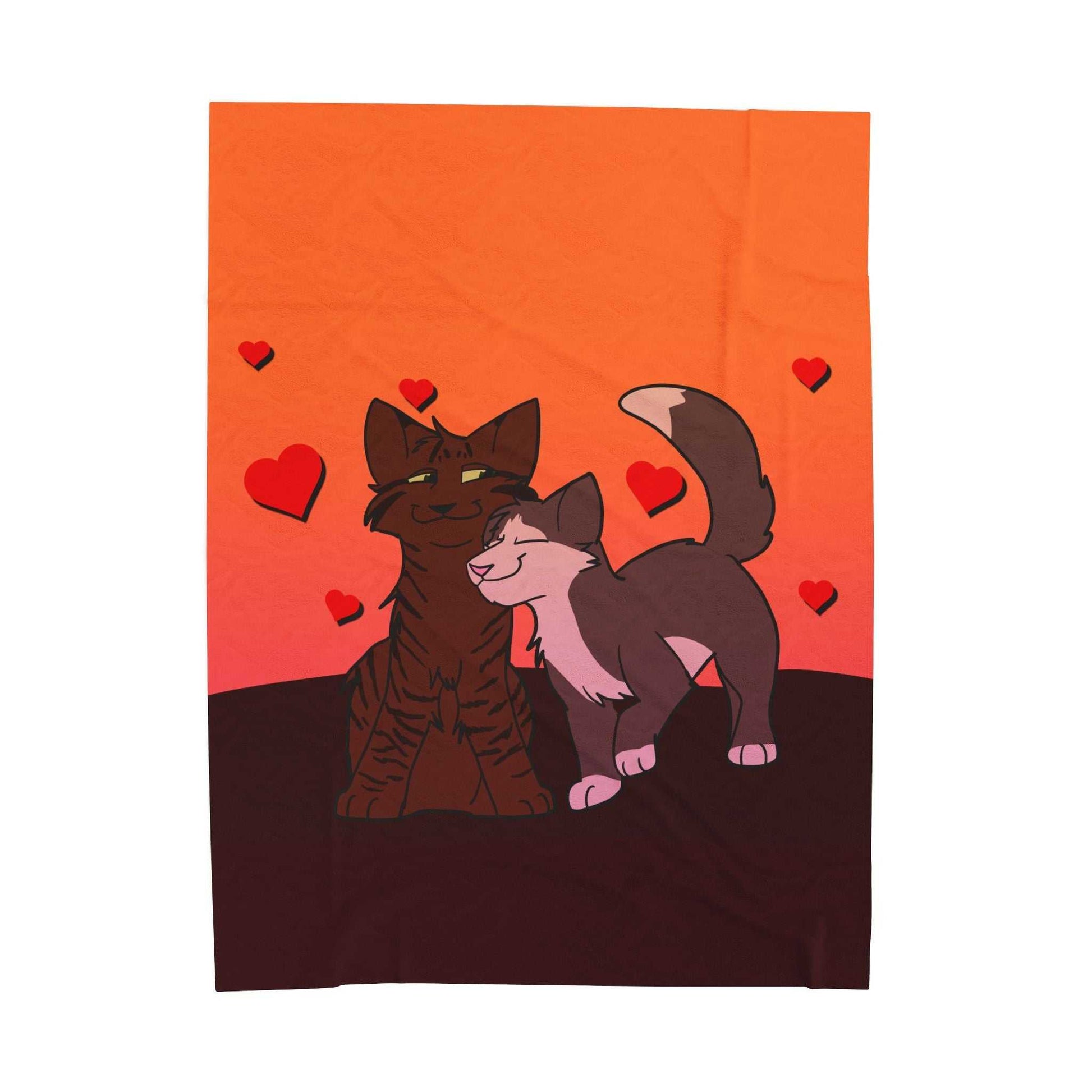 Cuddling Cats Blanket