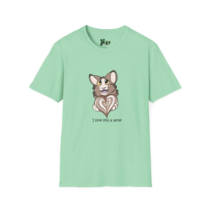 I Love You A Latte- Cat Tee Shirt