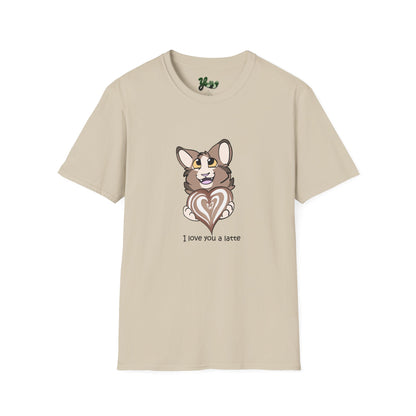 I Love You A Latte- Cat Tee Shirt
