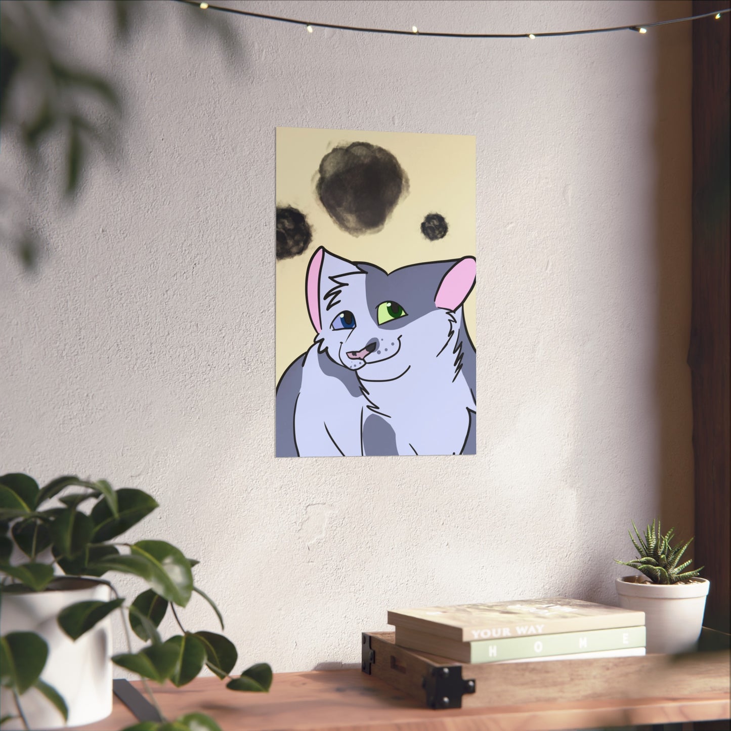Custom Pet Portrait Poster- Matte (Bust)