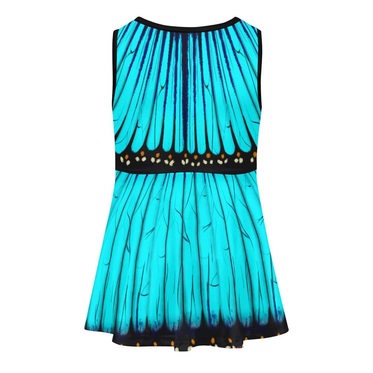 Light Blue Morpho Butterfly Children's Dress