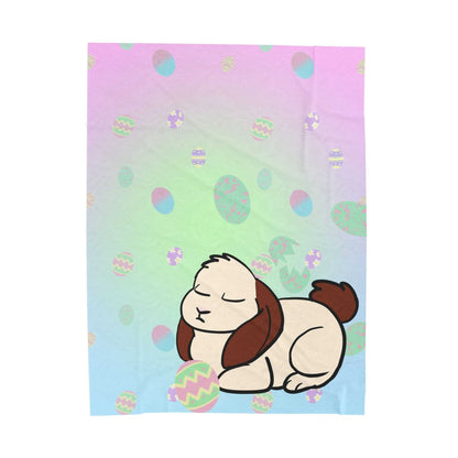 easter throw Blanket- bunny