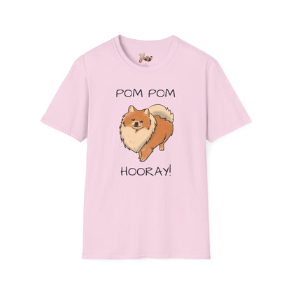Pomeranian T-Shirt~ Pom Pom Hooray