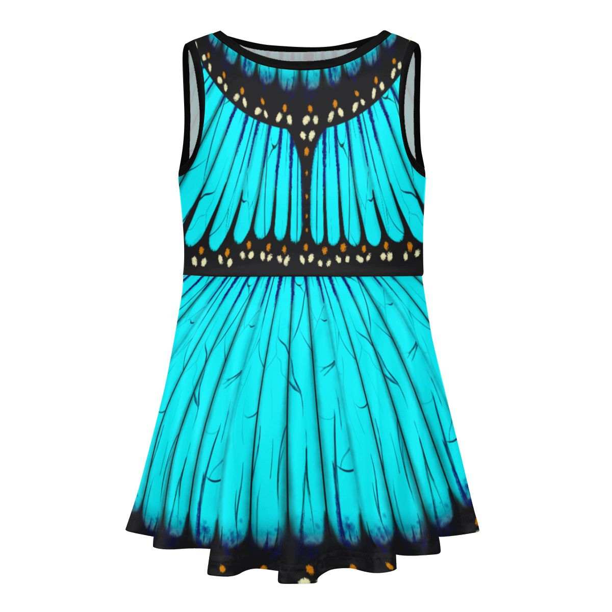 Light Blue Morpho Butterfly Children's Dress