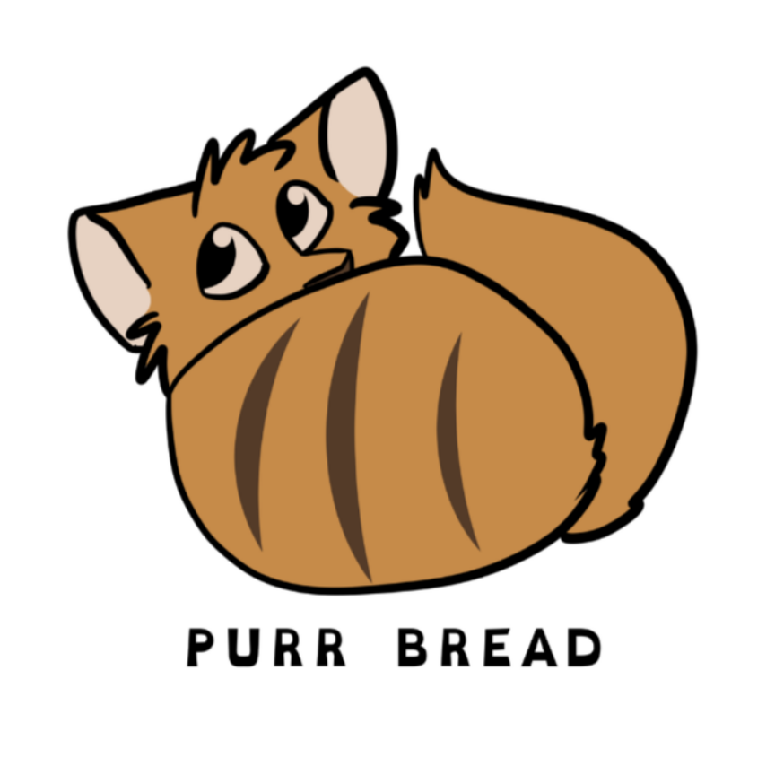 Purr Bread cat T-shirt