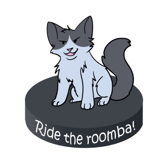 Ride the Roomba Cat T-Shirt
